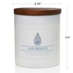 Carolina Rain Showers Candle, 16 oz Aromatherapy, 60H Burn, Soy Blend Wax, Made in USA. - Image 5