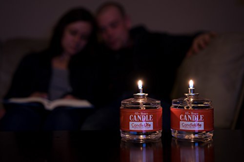 31pQes1pa4L._SL500_.jpg Candlelife 115-Hour Emergency Survival Candles - Unscented, Long-Burning Liquid Paraffin Set of 6 for Blackouts & Outdoor Use. - Image 4