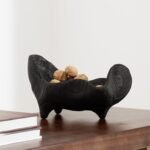 DN DECONATION 9.25" Oak Wood Decorative Bowl – Stylish Key, Fruit & Candy Holder, Boho Farmhouse Decor - Image 6