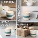 Lavender Scented Growing Candle in 8.5oz Ceramic Pot — 100% Soy Aromatherapy for All. - Image 5