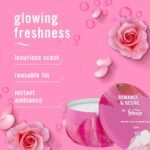 Febreze 11 oz Romance & Desire Scented Candle - 4 Wick Candle, Single Pack - Image 2