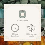 Hotel Lobby Candle Spa – Luxury 9.75oz Soy Candle with Eucalyptus, Mint, Sage, Jasmine & Amber – 65-Hour Non-Toxic Burn - Image 4