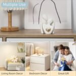 Starfa Mini Couple Statue for TV Stand: Modern Living Room Decor, Ceramic Shelf Accent, Nightstand Knick-Knacks. - Image 6