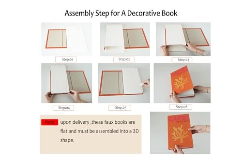 4133x-gzrL._SL500_.jpg TOP CLADD Decorative Coffee Table Books: Aesthetic Faux Books for Home, Office, and Bedroom Décor, 3-Piece Set. - Image 3