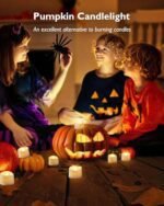 Homemory Battery-Operated Timer Tea Lights - 6-Hour Auto On, Flameless LED Votives, 12-Pack for Decor - Image 9