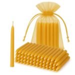 Kline Meditation Beeswax Candles 20 Minutes of Relaxation Made in USA (Refill NO Holder)
