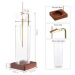 Incense Holder for Sticks - Ash Catcher with Removable Glass, Perfect for Meditation and Home Decor. - Image 2