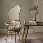 POZINO Irregular Asymmetrical Wall Mirror, 47.2"x22" Decorative Modern Design for Living Room, Bathroom, Bedroom, Entryway. - Image 7