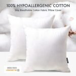 Phantoscope 18x18 Pillow Insert - Cotton-Cover Microfiber Throw Pillow Sham, 1 Count - Image 5