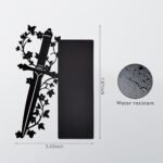 UrbanEco Dagger Bookshelf Decor – Fantasy Shelf and Desk Accessory for Men’s Gifts and Book Lovers - Black - Image 2