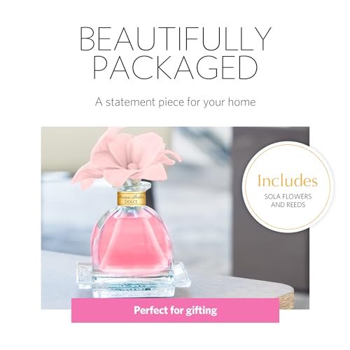 419Lj0wfzL._SL500_.jpg AGRARIA AirEssence Flower & Reed Diffuser Set: Handmade Sola Flower Home Fragrance Gift for Any Occasion. - Image 2
