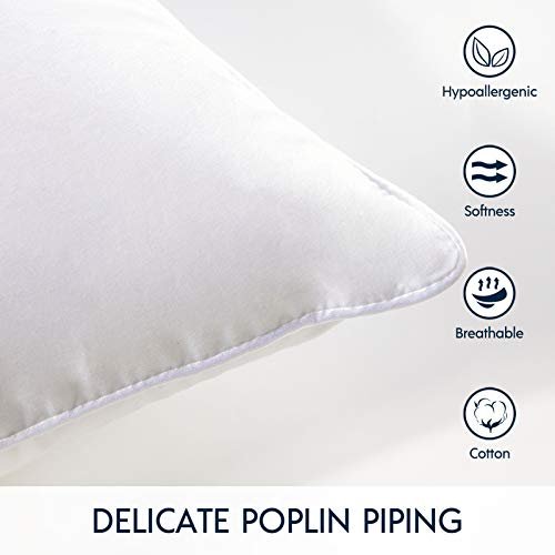 419nuujDfL._SL500_.jpg Phantoscope 18x18 Pillow Insert - Cotton-Cover Microfiber Throw Pillow Sham, 1 Count - Image 3