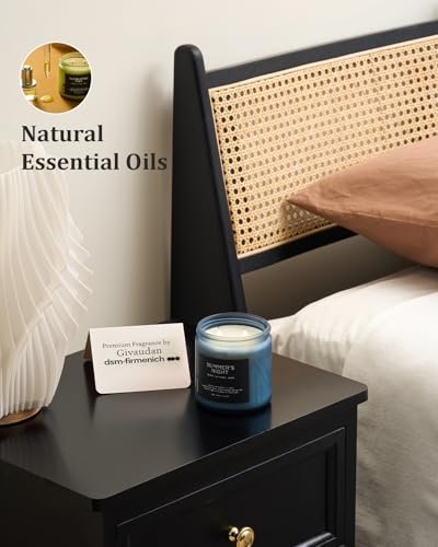 41CkGVgJyEL._SL500_.jpg M&SENSE Summer's Night Candle, 11.6oz Natural Soy Wax, Non-Toxic, 2 Wicks, 70 Hour Burn, Ideal Men's Gift for Bedroom. - Image 6