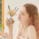 COCODOR 6.7oz Flower Reed Diffuser Set - Fresh Clean Linen Scent for Home and Bathroom Decor - Image 7