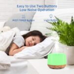 SPLITSKY Aromatherapy Essential Oil Diffuser: 300ML, Remote Control, 8-Hour Quiet Mist, 7-Color LED for Home & Yoga. - Image 3