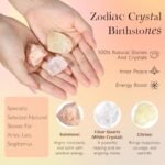 Zodiac Birthday Gifts for Her: Lavender Soy Candles with Healing Crystals - Fire Signs (Aries, Leo, Sagittarius) - Image 4