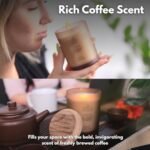 Coffee Candle - 9.7oz Frosted Jar with Wooden Wick, Gift Box & Branded Ship for Aroma Enthusiasts! - Image 7