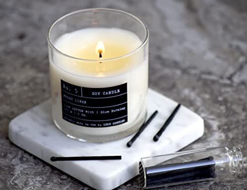 41ElbT3fstL._SL500_.jpg Lulu Candles - Island Coconut Luxury Soy Jar Candle, 6 Oz. | Hand-Poured in the USA, Long-Lasting Fragrance - Image 2