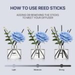 396 St. Rose Vanilla Lavender Reed Diffuser - 200ml (6.7oz) | Home Fragrance & Décor Set - Image 4