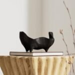 DN DECONATION 9.25" Oak Wood Decorative Bowl – Stylish Key, Fruit & Candy Holder, Boho Farmhouse Decor - Image 2