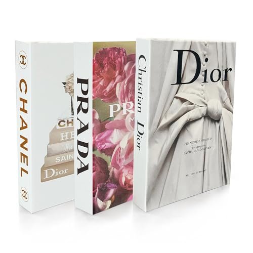 TOP CLADD Decorative Coffee Table Books: Aesthetic Faux Books for TOP CLADD Coffee Table Decorative Books For Home Decor, Fake Books For Decoration, Aesthetic Bookshelf Decor for Living Room Office Bedroom, 3 Piece.