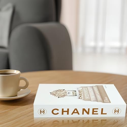 41It2Y6QyyL._SL500_.jpg TOP CLADD Decorative Coffee Table Books: Aesthetic Faux Books for Home, Office, and Bedroom Décor, 3-Piece Set. - Image 5