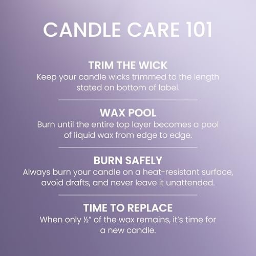 41KhnszcC6L._SL500_.jpg Yankee Candle Lilac Blossoms 22oz Jar - Up to 150-Hour Burn Time, Perfect Gift for Birthdays! - Image 4