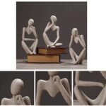 Sandstone Resin Thinker Sculptures - Abstract Ornaments for Housewarming Gifts & Home Décor - Image 5