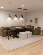 S & L Homes Handwoven Jute Cotton Area Rug for Living Room - 8' x 10' Rustic Bohemian Decor - Image 6