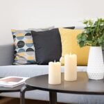 TECHLONG 3D Moving Flame Flameless Candles: Ivory LED Pillar, 1000+ Hours, Timer, Perfect for Weddings & Christmas, 3"x5" - Image 8