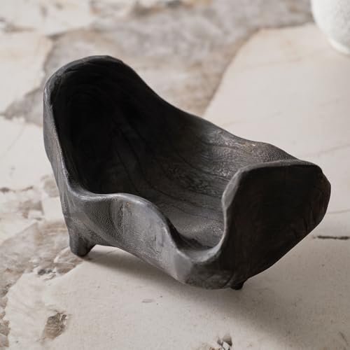 41MF8sdUHbL._SL500_.jpg DN DECONATION 9.25" Oak Wood Decorative Bowl – Stylish Key, Fruit & Candy Holder, Boho Farmhouse Decor - Image 8