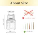 20PCS Clear Glass Candle Holders by Hewory – Ideal for Weddings, Christmas, and Parties - Image 5