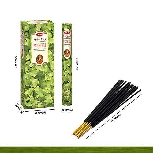 41O3uzSaFVL._SL500_.jpg HEM Patchouli Incense Sticks - 120 Count for a Relaxing Fragrance Experience - Image 2
