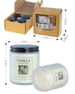 GITRANG 4-Pack Vanilla Candles, 30 oz, 200-Hour Aromatherapy for Home, Yoga, and Camping. - Image 6
