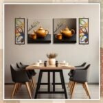 CroBlissful 2-Piece Mid Century Wall Art: Elegant Wooden Geometric Panels for Modern Decor - Image 6