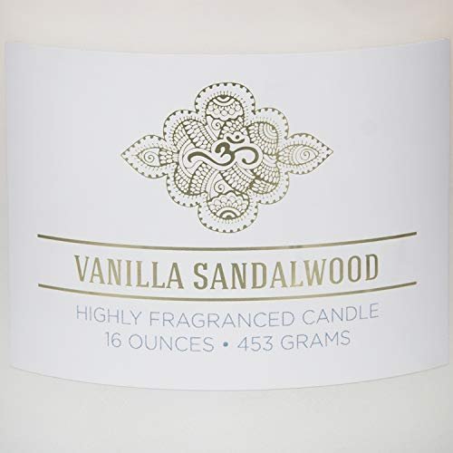 41R3FXy920L._SL500_.jpg Carolina Vanilla Sandalwood Candle, 16 oz Aromatherapy, 2 Wick Soy Blend, 60H Burn, USA-Made - Image 6
