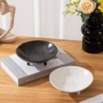 CM CHIC MONDAY 6.1" Decorative Bowl – Versatile Ceramic Bowl for Keys, Candy, and Home Decor (Retro White) - Image 5