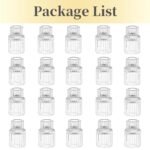 20PCS Clear Glass Candle Holders by Hewory – Ideal for Weddings, Christmas, and Parties - Image 6