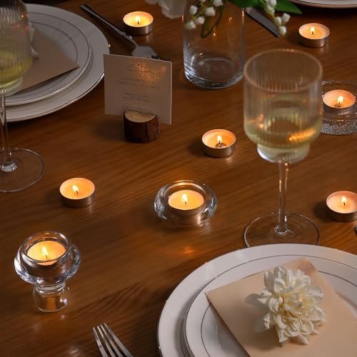 41VtOnCrML._SL500_.jpg 100% Natural Soy Tealight Candles | 100 Pack | Unscented, Long Burning for Weddings & Shabbat - Image 7