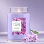 Yankee Candle Lilac Blossoms 22oz Jar - Up to 150-Hour Burn Time, Perfect Gift for Birthdays! - Image 3
