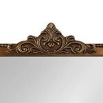 Kate and Laurel Hubanks 40x30 Gold Vintage Arched Mirror - Large Antique Décor for Dresser or Mantel. - Image 6