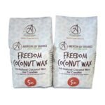 American Soy Organics Freedom Coconut Soy Wax Beads for Candle Making - Natural Candle Making Supplies - Paraffin-Free,Beeswax-Free Coconut Candle Wax for Container Candles,Tealights,Wax Melts 10 lbs
