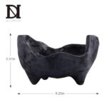 DN DECONATION 9.25" Oak Wood Decorative Bowl – Stylish Key, Fruit & Candy Holder, Boho Farmhouse Decor - Image 3