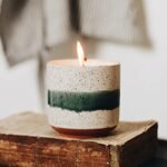 Lavender Scented Growing Candle in 8.5oz Ceramic Pot — 100% Soy Aromatherapy for All. - Image 8