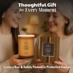 Coffee Candle - 9.7oz Frosted Jar with Wooden Wick, Gift Box & Branded Ship for Aroma Enthusiasts! - Image 6
