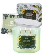 Rosemary Eucalyptus Peppermint Candle | 15.8 oz 3-Wick Soy Candle for Stress Relief & Aromatherapy - Image 6