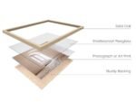 Beige Oak Gallery Wall Frames 10-Pack - Tabletop Picture Frames Set: Two 8x10, Four 5x7, Four 4x6 - Durable American Oak with Shatterproof Plexi. Perfect for Home or Office! - Image 2