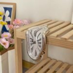 FAREVER Melting Clock: Salvador Dali-Inspired Desk Decor, Unique Gift for Home or Office Spaces. - Image 6