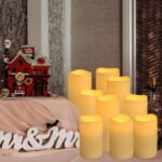 YOROXRG 24-Piece Waterproof LED Flameless Candle Set with 4 Remotes & Timers - Perfect for Halloween & Weddings (H: 4" 5" 6", D: 2.2") - Image 3