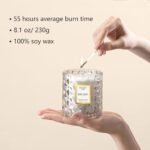 Chloefu LAN Hotel Scented Candle – 8.1oz Natural Soy Candle for Sleep & Stress Relief Gifts. - Image 2
